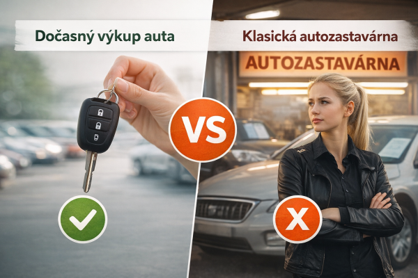 Autozastavárna vs dočasný výkup auta